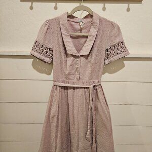 Anthropologie lavender dress